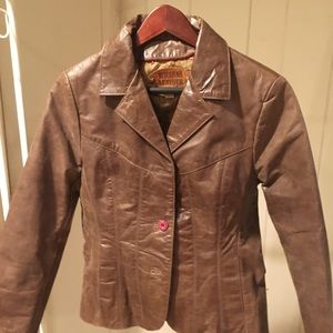 Wilson leather jacket. Gently used only a few times.